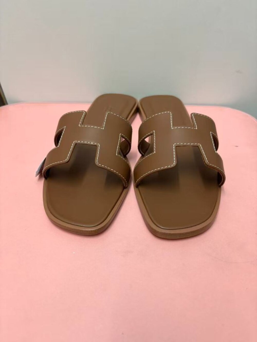 Hermes Brown Sandals - Picture 2 of 6